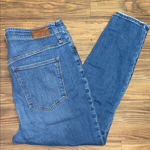Madewell curvy high rise skinny Fit Blue Jeans